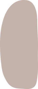 El Çizimi Soyut Şekil Vektörü İllüstrasyonu