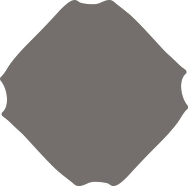 Halk Biçimi Amblem Siluet Vektör İllüstrasyonu