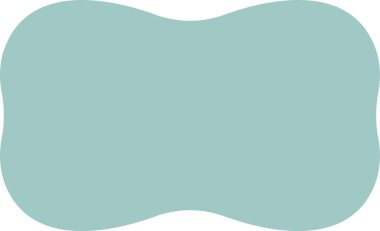 El Çizimi Soyut Şekil Vektörü İllüstrasyonu