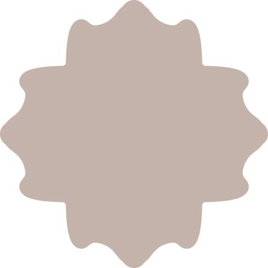 Halk Biçimi Amblem Siluet Vektör İllüstrasyonu