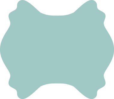 Halk Biçimi Amblem Siluet Vektör İllüstrasyonu