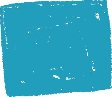 Kare Şekil Boya Kalemi El Çizim Vektörü İllüstrasyonu