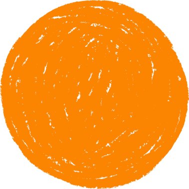 Çember Şekil Boya Kalemi El Çizim Vektörü İllüstrasyonu