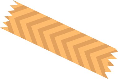 Washi Teybi Ok Vektörü İllüstrasyonu