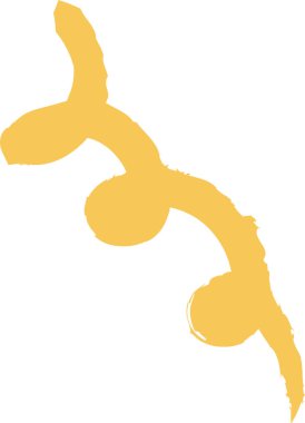 Çizgi Karalama Boya Kalemi El Çizim Vektörü İllüstrasyonu