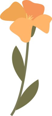 Kök Vektör Resimlerinde Çiçek