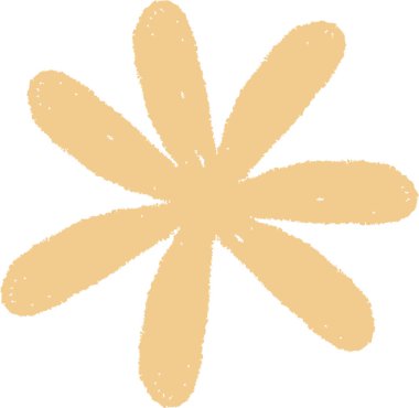 El Çizimi Boya Kalemi Vektör İllüstrasyonu