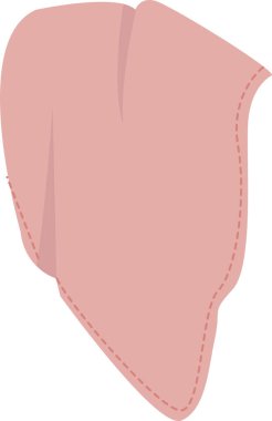 El Çizimi Battaniye Vektörü İllüstrasyonu