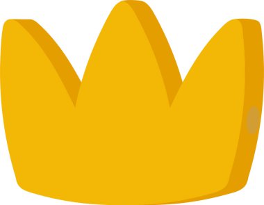 Boncuklu Taç Element Vektörü İllüstrasyonu