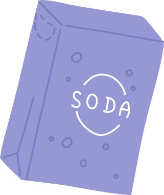 Soda Kağıt Paket Vektörü İllüstrasyonu