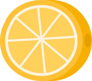 Boncuklu Limon Element Vektörü İllüstrasyonu