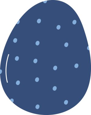 Paskalya Boyalı Yumurta Vektörü İllüstrasyonu