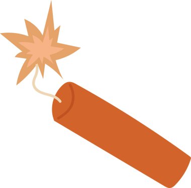 Vintage Dynamite Elle Çizilmiş Vektör İllüstrasyonu