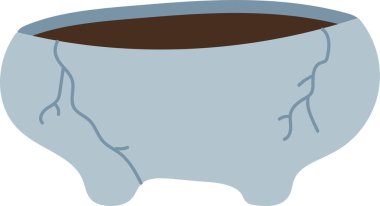 Bitki Otu El Çizimi Vektör İllüstrasyonu