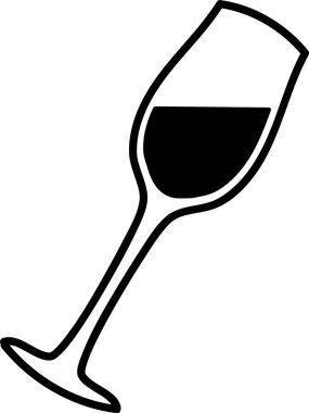 Elle çizilmiş cam, içecek vektörü illüstrasyonlu.