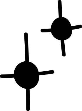 El Çizimi Yıldızlar Vektör İllüstrasyonu