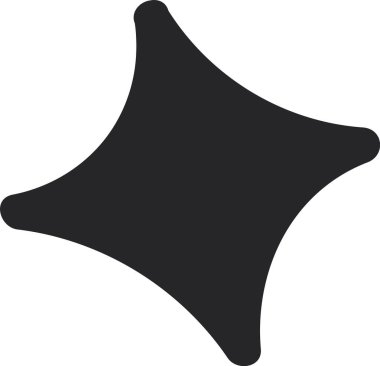 Star Doodle Simge Vektör İllüstrasyonu