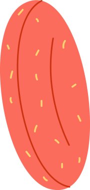 Yüzülebilir yüzük, dokulu bir yüzeye sahip eğlenceli bir çizgi film tarzıyla tasvir edilir. Bu yaz aksesuarları havuz kenarında rahatlamak için mükemmel bir şamandıra olarak sunuluyor. Çizgi film vektör illüstrasyonu