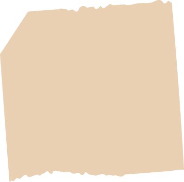 Düz şekilli düzensiz yırtık bir kağıt kenarı. Sivri kenar düz bir zemin üzerinde dokulu bir etki yaratıyor. Çizgi film vektör illüstrasyonu