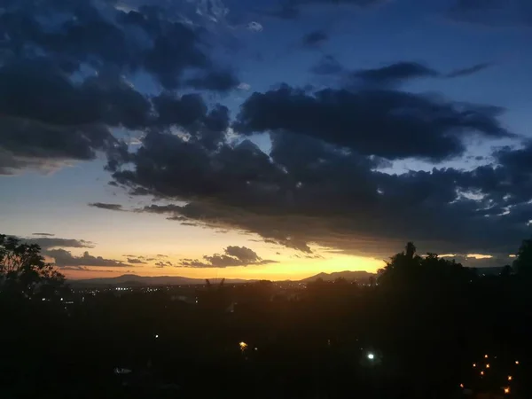 Sonnenuntergang Mexiko Central — Stockfoto