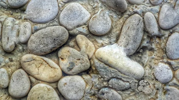 Верхний Вид Текстурных Камней — стоковое фото