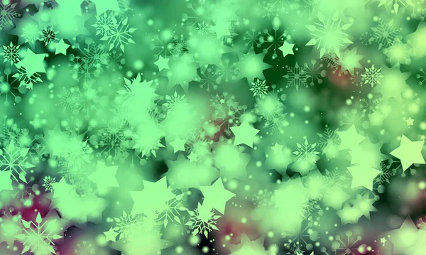 Χριστουγεννιάτικες Διακοπές Καλά Χριστούγεννα Αστέρια Λάμπει Νιφάδες Χιονιού Χριστουγεννιάτικες Μπάλες — Φωτογραφία Αρχείου
