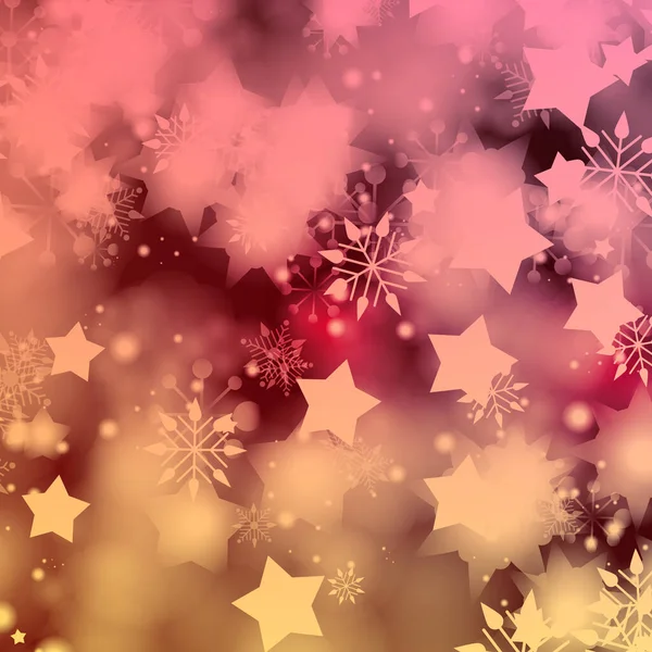 Χριστουγεννιάτικες Διακοπές Καλά Χριστούγεννα Αστέρια Λάμπει Νιφάδες Χιονιού Χριστουγεννιάτικες Μπάλες — Φωτογραφία Αρχείου