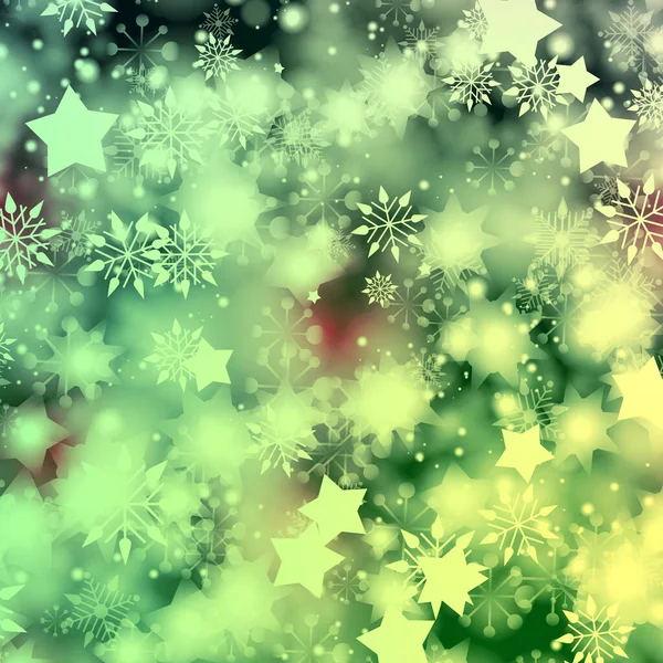 Fiestas Navidad Feliz Navidad Estrellas Brilla Copos Nieve Bolas Navidad —  Fotos de Stock
