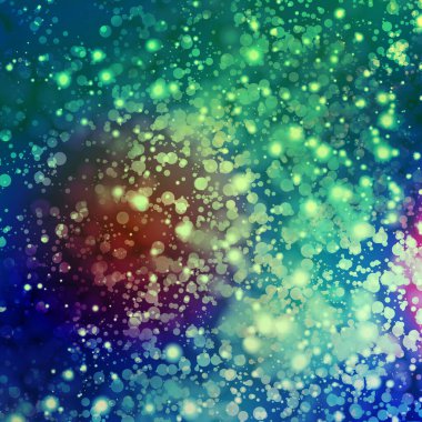 Noel tatili, mutlu noeller, yıldızlar parlar, kar taneleri Noel baloları bulanık kar taneleri