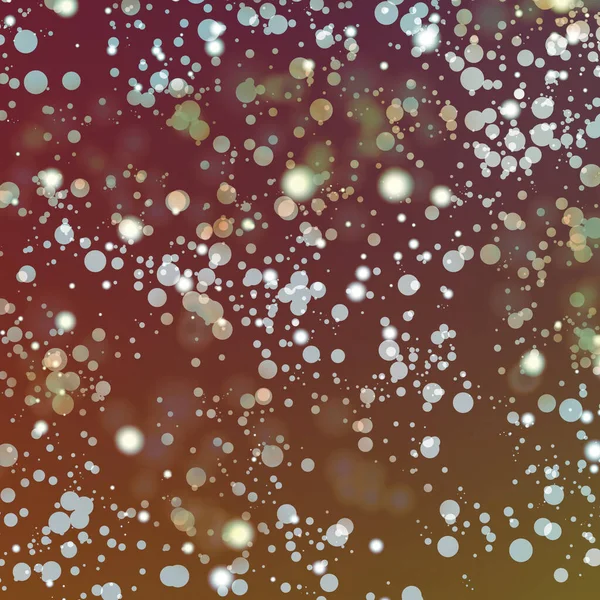 Kerstvakantie Vrolijk Kerstfeest Ster Schijnt Sneeuwvlokken Kerstballen Vervagen Sterren Vervagen — Stockfoto