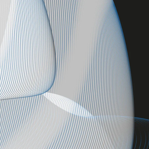 Abstrakter Hintergrund Blaues Licht Bunte Welle Futuristisches Design — Stockfoto