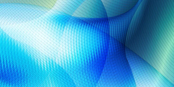 Abstract Background Blue Light Colorful Wave Futuristic Design Organic Flow — Stock Photo, Image