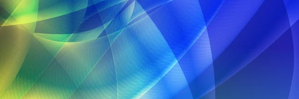 Fondo Abstracto Luz Azul Onda Colorida Diseño Futurista Flujo Orgánico — Foto de Stock