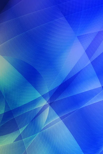 Fond Abstrait Lumière Bleue Vague Colorée Design Futuriste Flux Organique — Photo