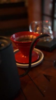 V60 el yapımı kahve.