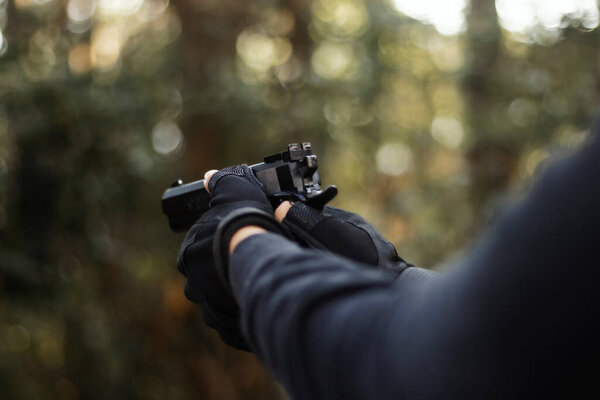 жареная картошка гамбургер с флагом США