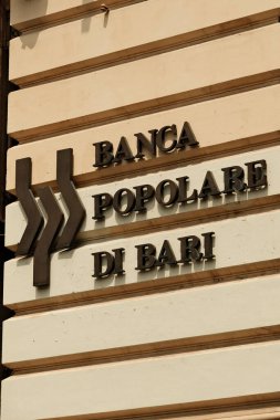 Banca Popolare di Bari İşareti, Napoli Ticaret Odası şubesi.