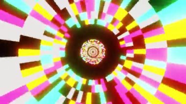 Parlak Uzay Tüneli VJ döngüsü 