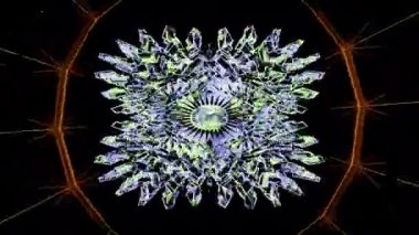 Bilimkurgu alanı kaleydoskop VJ döngüsü