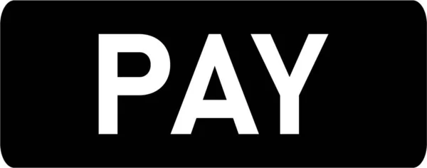 Pay Taste Symbol Auf Weißem Hintergrund Konzept Des Online Shoppings — Stockvektor
