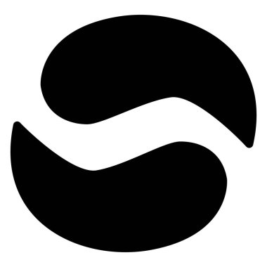 Göz bantları simgesinin altında. Kozmetik hidrojel siyah göz bandı işareti. Kolajen yamaları logo. Göz simgesinin altındaki yamalar. düz biçim.