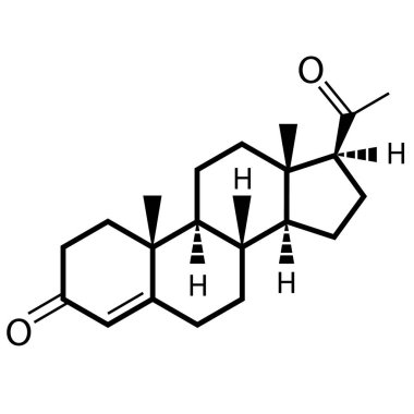 Progesteron kimyasal formülü. Progesteron kimyasal moleküler yapısı. Progesteron hormonunun kimyasal formülü.
