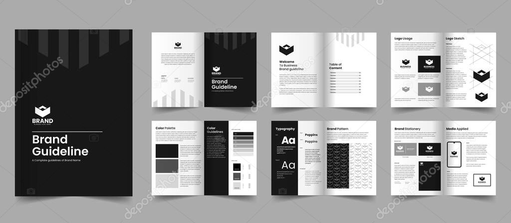 Brand guidelines and Identity guidelines template