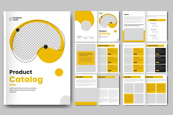 Katalog şablonu veya çok amaçlı ürün katalogu broşürü