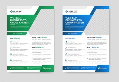 Yaratıcı şirket broşürü ya da yaratıcı dijital pazarlama ajansı broşürü tasarımı