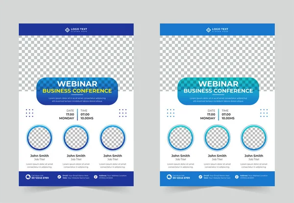 Kurumsal iş konferansı broşür tasarımı, online webinar broşürü, dijital pazarlama ajansı broşürü tasarımı