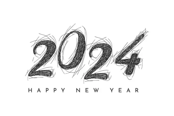 Mutlu yıllar 2024 tipografi tasarımı. Renkli 2024 Yeni Yıl Sembolleri Koleksiyonu