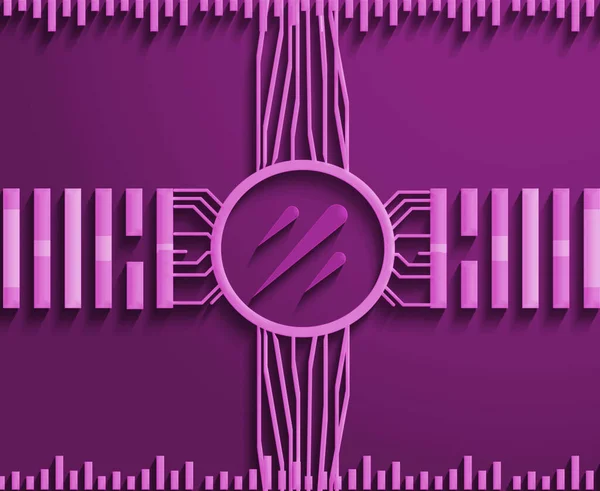 Galxe Cryptocurrency Логотип Изолирован Фиолетовом Фоне Иллюстрации Баннер — стоковое фото