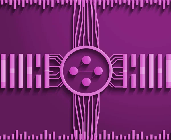 Синапс Cryptocurrency Логотип Изолирован Фиолетовом Фоне Иллюстрации Баннер — стоковое фото