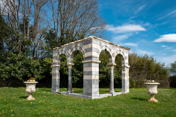 Peristyle Pomnik Villa Quieta Saint Pierre Irube Kraju Basków — Zdjęcie stockowe